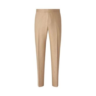 Ermenegildo Zegna Long Formal Trouser - male - Zegna - Slim-fit Trousers - Brown - L - Trousers