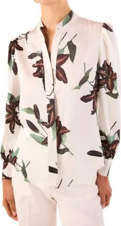 Misa Jolie Top In Black Lilly