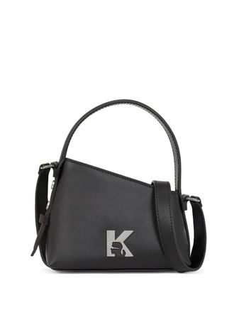 Karl Lagerfeld Geo schoudertas met hoekig silhouet - Zwart