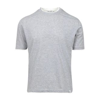 Paolo Pecora Hombre, Camisetas, Gris, Talla: L