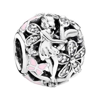 Pandora Charm de Hada y Margarita Brillante - Accessories - Mujer - Gris - ONE SIZE
