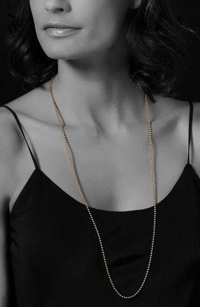 Lagos Beaded Caviar Necklace in Gold at Nordstrom, Size 34 In