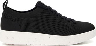Dune London Womens Fitflop Ladies Rally E01 Multi - Perforated Lace-Up Trainers - Black Fabric - Size UK 3