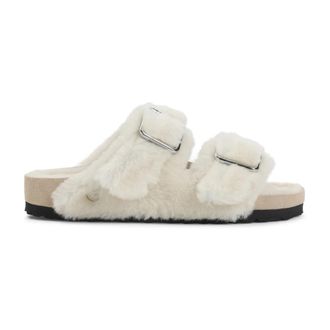 Birkenstock 1774 Arizona Shearling - Dames - Sandalen - Beige - 36 EU - Schoenen