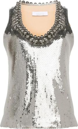 Paco Rabanne Sleeveless Tops - Dames - Tops zonder mouwen - Grijs - M - Tops