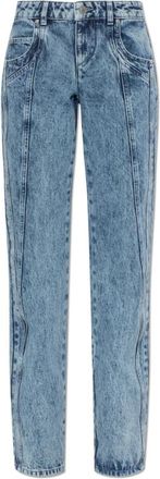 Isabel Marant Jaylis Jeans - Dames - Regular Fit Jeans - Blauw - XS - Katoen - Jeans