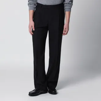 Pantaloni Torino Pantalone nero in lana
