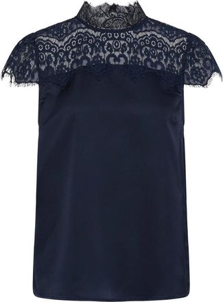Saint Tropez Blouses & Hemden - Dames - Blouses & Shirts - Blauw - Maat: XS