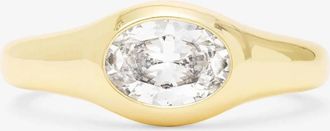 Melinda Maria Womens Shes A Boss Signet Ring In Gold