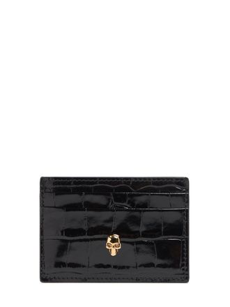 ★alexander mcqueen★ Gold Pinch Card Holder Black 8054981AA MUSINSA | ALEXANDER McQUEEN Gold Pinch Card Holder - Black