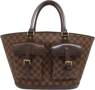 Louis Vuitton Pre-owned Tote Bags, female, Brown, Size: ONE SIZE Pre-owned Vintage Canvas Tote Bag