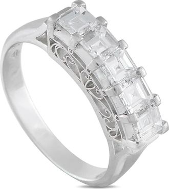 Luxury Bazaar diamond ring - Silver