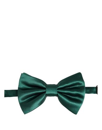 Dolce & Gabbana Silk Bow Tie - Green