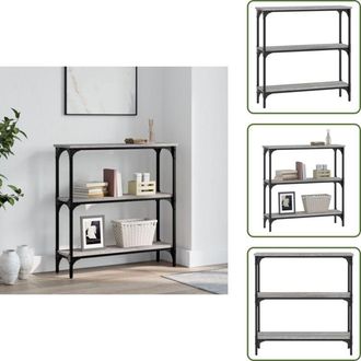 vidaXL Tavolino da corridoio - vidaXL Tavolino Consolle Grigio Sonoma 75x22,5x75 cm Legno Multistrato - Tavolino in legno multistrato