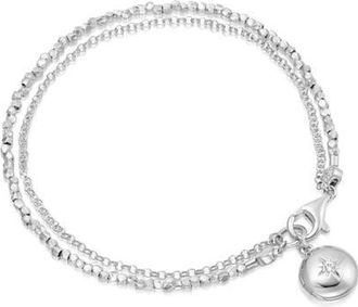 Astley Clarke Silver Biography Locket Bracelet at Nordstrom