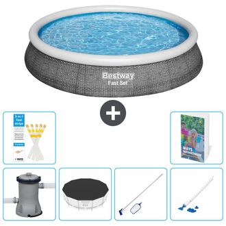 Bestway Piscina Bestway Fast Set Redonda - 396x84 Cm - 7-piezas S257