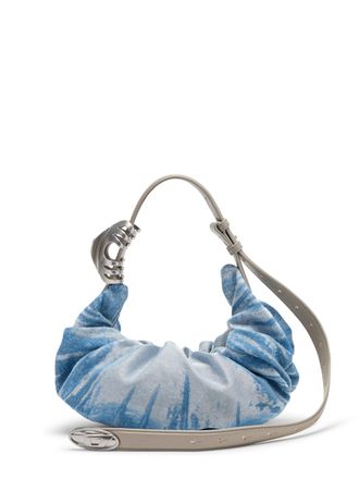 Diesel Ruched Hobo Bag with Tie-Dye Pattern