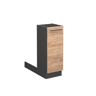 Vicco Isla De Cocina Fame-line, Roble Dorado, 30 Cm Sin Encimera Vicco