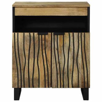 Berkfield Home Sideboard 60x33.5x75 cm - Solid Wood Mango in Brown