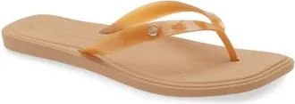 Reef Solaye Waterproof Flip Flop in Tan at Nordstrom, Size 10