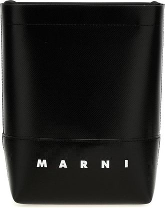 Marni Crossbodytas met Veterband - Heren - Schoudertassen - Zwart - ONE Size - Polyester - Tassen