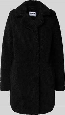 Noisy May Mantel aus Teddyfell Modell GABI in Black, Gr&ouml;&szlig;e S