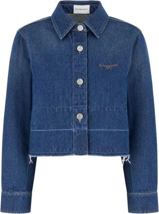 Givenchy Denim Shirt - Dames - Spijkeroverhemden - Blauw - S - Denim - Overhemden