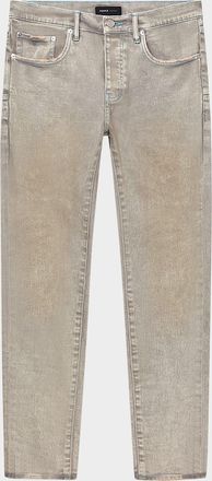 Purple Mens Nitric Dirty Skinny Jeans