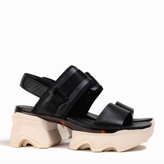 Sorel Womens Kinetic Slingback Sandal In Black