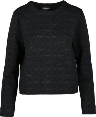 Emporio Armani Mujer, Sudaderas, Negro, Talla: S