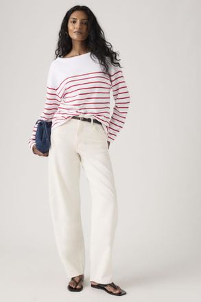 Levi's Vaqueros Baggy Dad Barrel Lightweight - Mujer - 25X32 - Blanco / Truth Slip