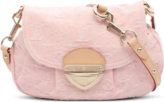 Louis Vuitton 2021-2025 Monogram Denim Sunset crossbody bag - Pink