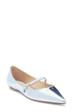 Stuart Weitzman Emilia Mary Jane Flat in Cielo at Nordstrom Rack, Size 9
