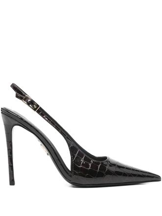 Retrof&ecirc;te Pumps Cindy con cinturino posteriore - Rosso
