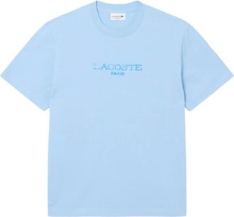 Lacoste Hombre, Camisetas, Azul, Talla: S