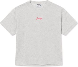Freddy T-shirt Comfort da Donna in Jersey M&eacute;lange, Dettagli Fluo