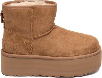 【送料&関税込】UGG Mini Classic Ultra Platform Booties UGG Classic Ultra Mini New Heights Suede Platform Booties