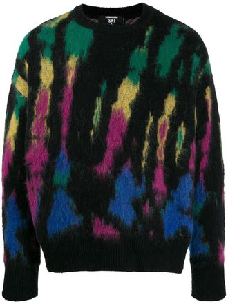 Dsquared2 Trui met all-over patroon - Zwart