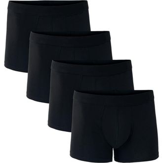 Pact Organic Cotton Everyday Trunk 4-Pack in Black at Nordstrom, Size X-Large
