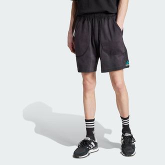 adidas Originals ADIDAS Originals Mens EQT Shorts - Black Cotton - Size Small