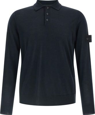 Stone Island Wool Polo Shirt
