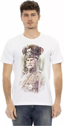 Trussardi Captain Graphic Tee - - Tops - Uomo - Bianco - 2XL