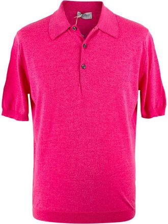 John Smedley Platinum Pink Easy Fit Shirt Size S