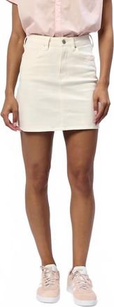 Dear John Denim Quinn Mini Skirt In Ivory