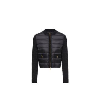 Moncler Moncler Padded Zip-up Cardigan, Women, Black, Size: M