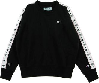 Champion Stijlvol Crewneck Sweatshirt - Dames - Sweatshirts - Zwart - XS - Katoen - Hoodies & sweatvesten