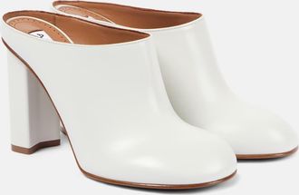 Alaia Babylone leather mules