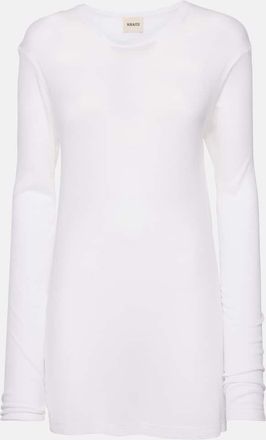 Khaite Morton ribbed-knit top