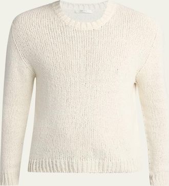 The Row Mens Laing Silk Knit Crewneck Sweater