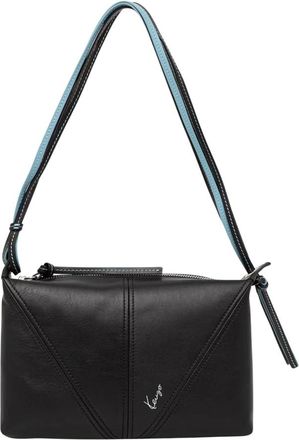 Kenzo Bolso de hombro de piel lisa - Bags - Mujer - Negro - ONE SIZE
